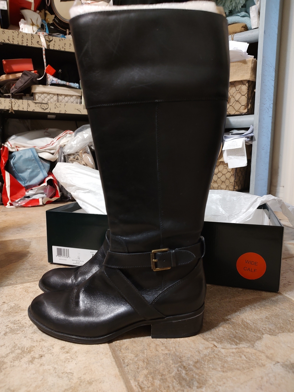 Ralph Lauren Maryann Boots with Buckle
